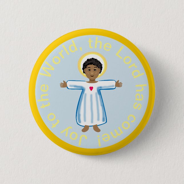 Kind Jesus Joto the world Zitat Button (Vorderseite)