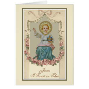 Kind Jesus segne Vintage Religiöse