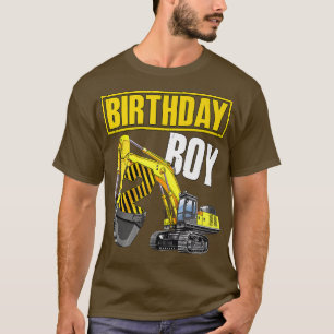 Kind Junge 2. Fahrzeug 2 Jahre alter Bau T-Shirt
