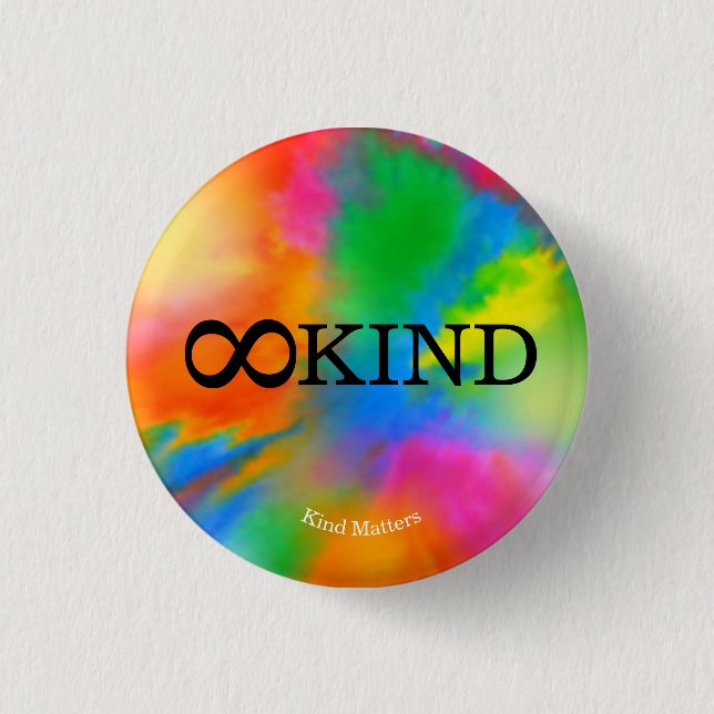 ∞KIND Knopf Button (Vorderseite)