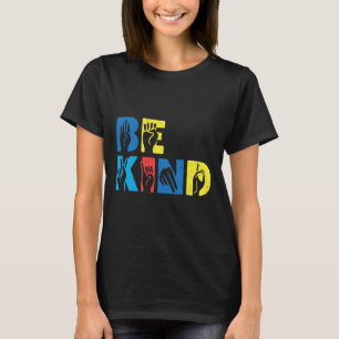 Kind-Liebe Gebärdensprache Handautismus Bewusstsei T-Shirt