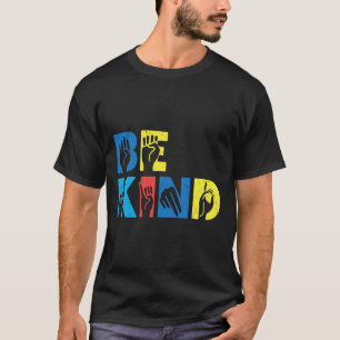 Kind-Liebe Gebärdensprache Handautismus Bewusstsei T-Shirt