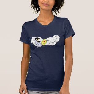 Kind mit dem Flying a Kite Vintag Art T-Shirt
