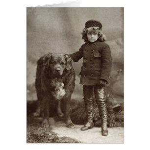 Kind mit Hund, C1885