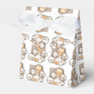 Kind mit Lamm Geschenkschachtel