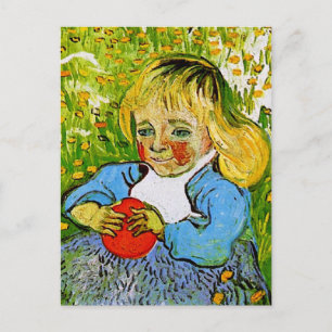 Kind mit Orange Van Gogh Fine Art Postkarte