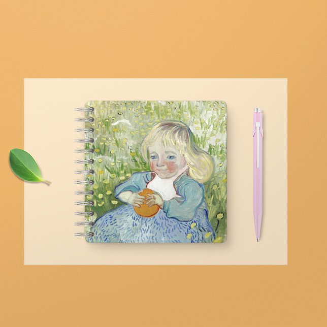 Kind mit Orange, Vincent Van Gogh Notizbuch (Von Creator hochgeladen)