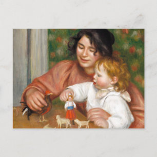 Kind mit Spielzeug von Auguste Renoir Postkarte