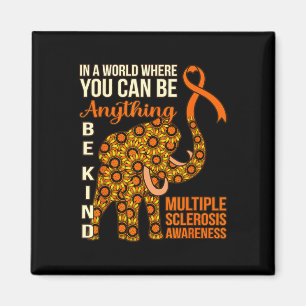 Kind Multiple Sklerose Awareness Support Graphic Magnet
