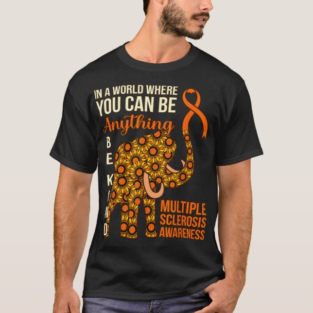 Kind Multiple Sklerose Awareness Support Graphic T-Shirt (Vorderseite)