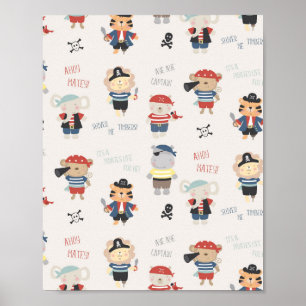 Kind Party Pirate Poster