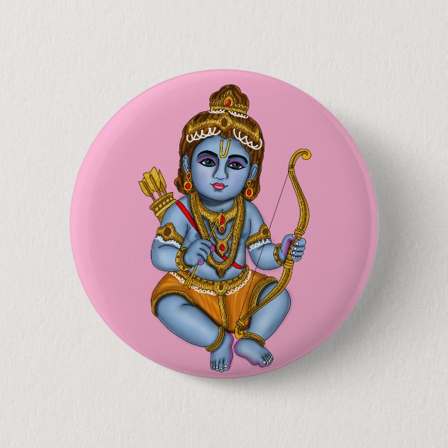 Kind Rama Knopf Button (Vorderseite)