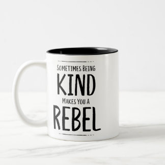 Kind Rebel Zweifarbige Tasse