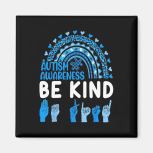 Kind Sign Language Asl Puzzle Rainbow Autisware Magnet