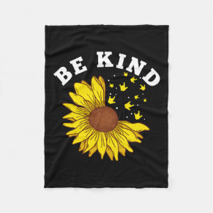 Kind Sonnenblume Asl Deaf Fleecedecke