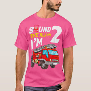 Kind Sound Alarm Ich bin 2 - Feuerwehrwagen Feuerw T-Shirt