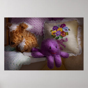 Kind - Spielzeug - Oktopus in meinem Kleiderschran Poster