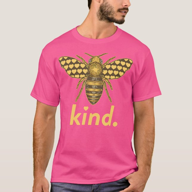 Kind Tshirts Women Men - Bee Kind Inspirational (Vorderseite)