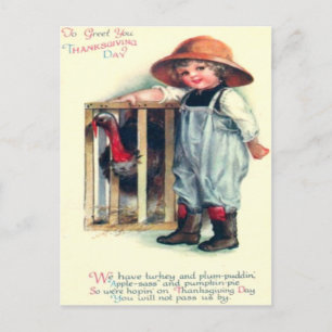 Kind & Türkei Postkarte