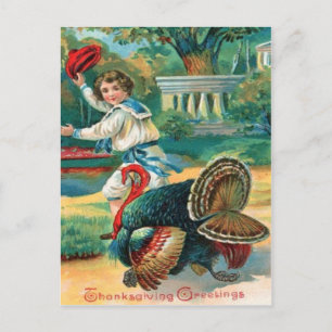 Kind & Türkei Postkarte