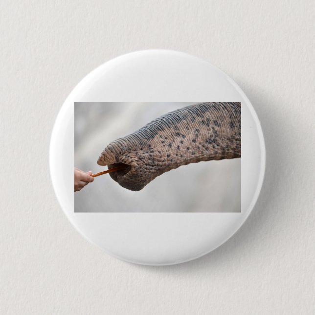 Kind und Elefant Button (Vorderseite)