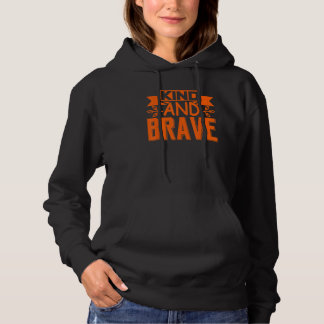 Kind und tapfere Freundlichkeit Unity Day Anti Bul Hoodie
