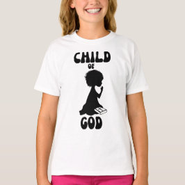 Kind von Gottes Bibelzitat Mädchen T-Shirt