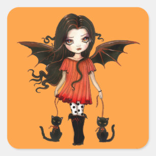 Kind von Halloween Kleiner Vampir Aufkleber
