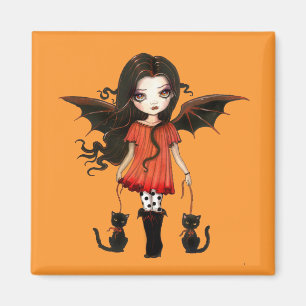 Kind von Halloween Süßer Vampir Magnet