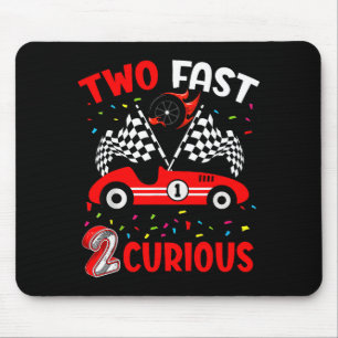 Kind Zwei Schnell 2 Neugierig 2. Geburtstag Zwei J Mousepad