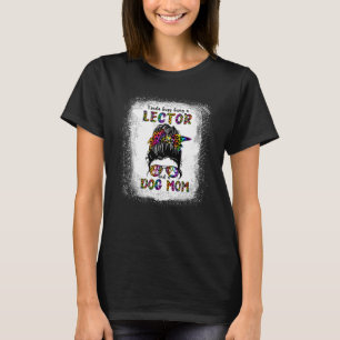 Kinda beschäftigt, ein Lektor und ein Hund Mama Mu T-Shirt