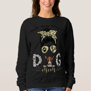 Kinda beschäftigt ist als eine beste Mama Basenji  Sweatshirt