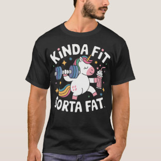 Kinda Fit Sorta Fat Funny Gym Body Cute Bear T-Shirt