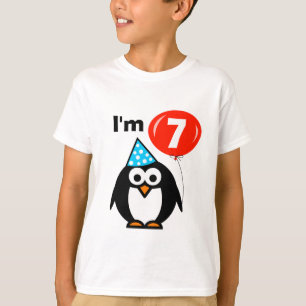 Kinder7. Geburtstags-Shirt mit niedlichem T-Shirt