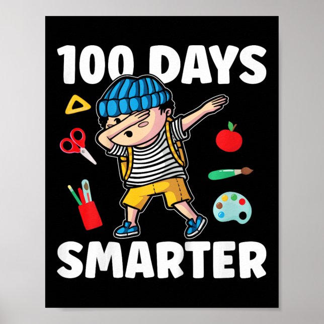 Kinder 100. Schultag Kinder 100 Tage Poster (Vorne)