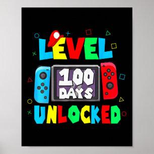 Kinder 100. Shirt der Schule Stufe 100 Tage der Sc Poster