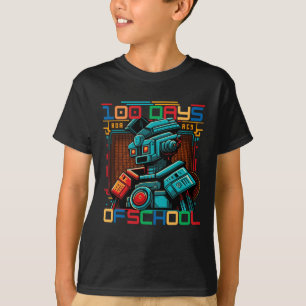 Kinder 100 Tag der Schule Gamer Boy Girl Gamer Fut T-Shirt
