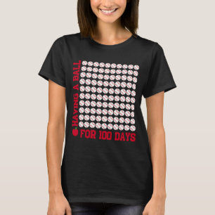 Kinder 100 Tage Baseballschule Jungen 100 Tage Ma T-Shirt