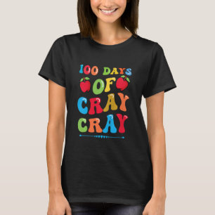 Kinder 100 Tage Cray Cray - Äpfel und Bücher T-Shirt