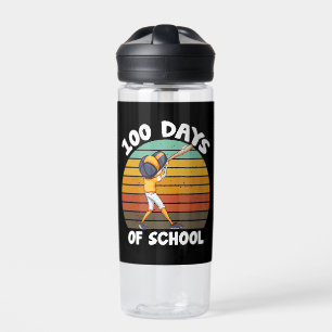 Kinder 100 Tage Schule Jungen 100. Tag Baseball Trinkflasche