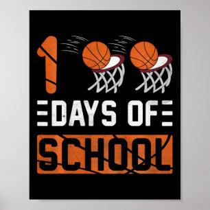 Kinder 100 Tage Schulkinder Mädchen Kleinkinder Ju Poster