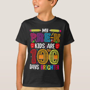 Kinder 100 Tage Schullehrer T-Shirt