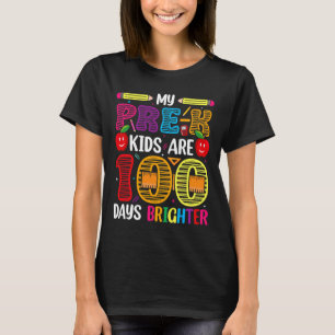 Kinder 100 Tage Schullehrer T-Shirt