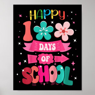 Kinder 100 Tage Shirt Kind Mädchen 100th D Poster