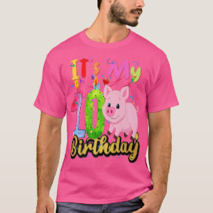 Kinder 10. Geburtstag 10. Geburtstag 10. Jähriges T-Shirt