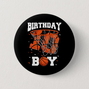 Kinder 10. Geburtstag Basketball Kinder Button