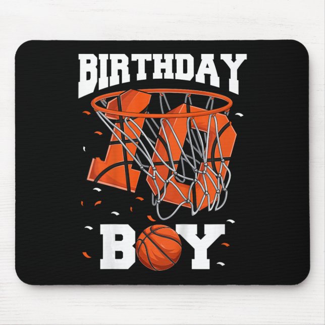 Kinder 10. Geburtstag Basketball Kinder Mousepad (Vorne)