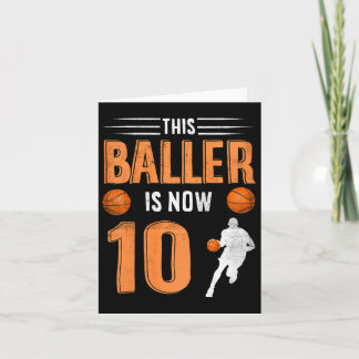 Kinder 10. Geburtstag Bysketbyll Player Dieser Byl Karte