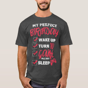 Kinder 10. Geburtstag Gaming 10 Jahre alte Videosp T-Shirt
