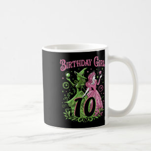 Kinder 10. Geburtstag Rosa und Grün 10 Jahre alt Kaffeetasse